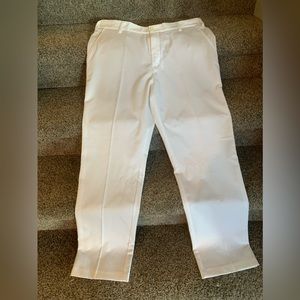 Men’s White Adidas Golf Pants Size 35x32